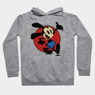 Vintage Oswald The Lucky Rabbit Keep Walking 1927 Hoodie